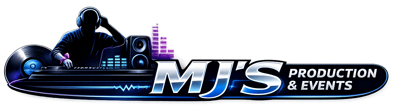 MJ's Productions & Events Logo
